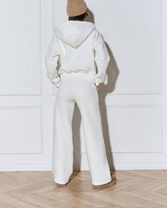 7 Спортивний костюм на флісі з довгою блискавкою з капюшоном